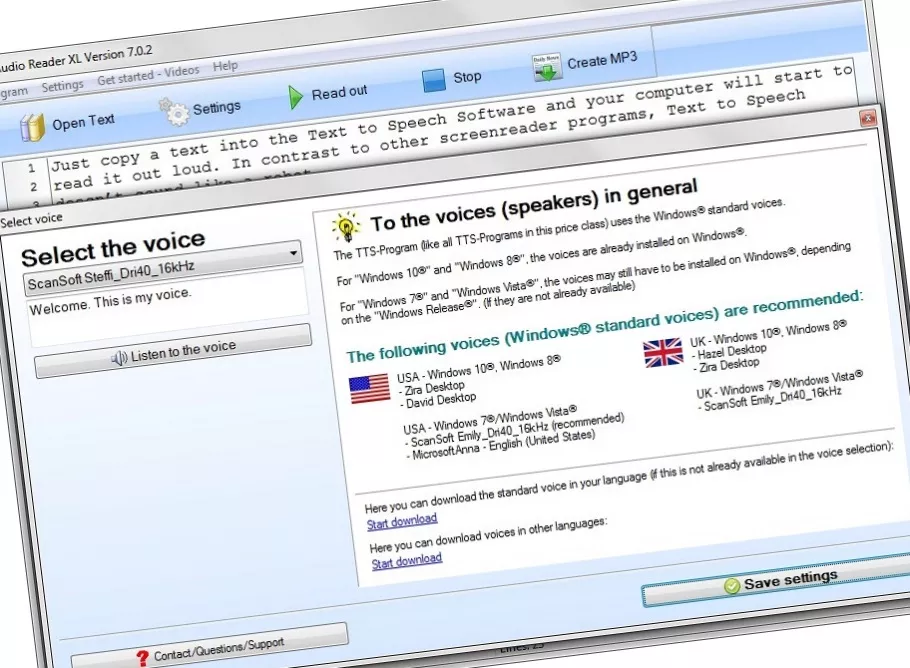 Text Reader Software PC